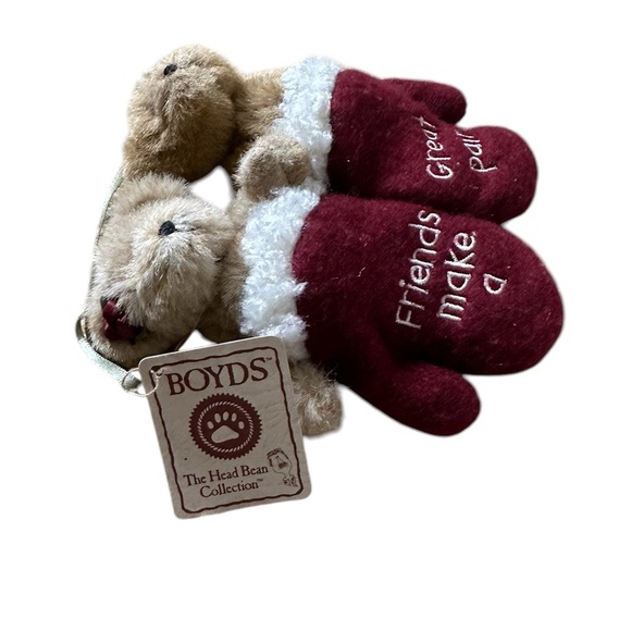 Boyd's The Head Bean Collection Bears Friends Ornament~ NWT - Picture 3 of 3
